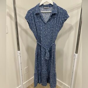 Lucky Brand Blue Floral Dress
